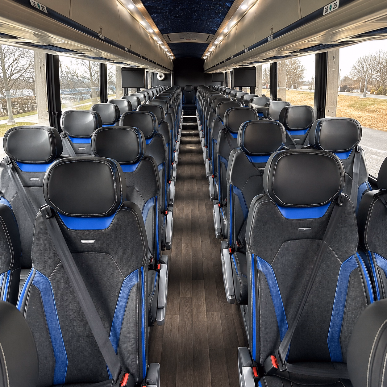 akron bus rental service area