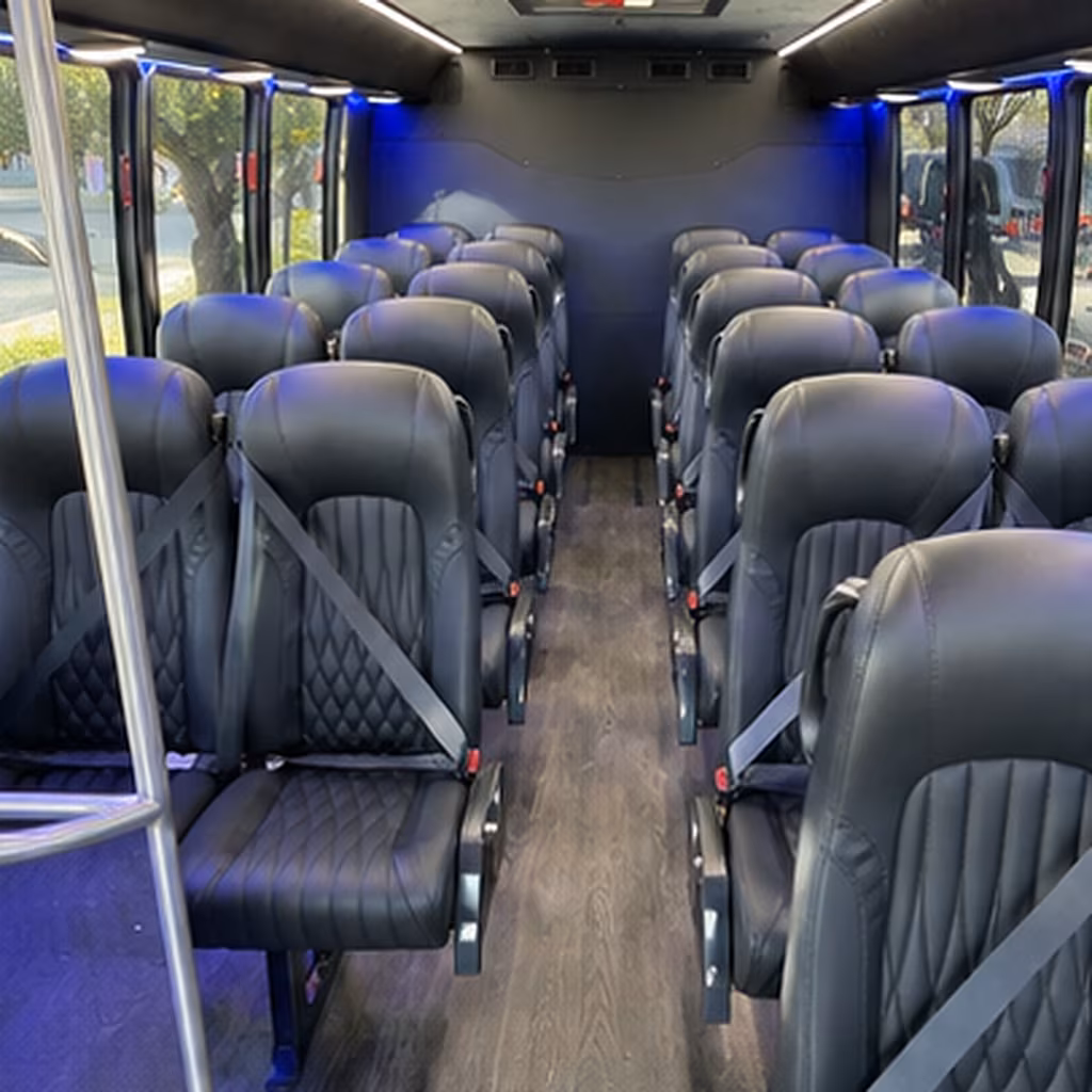 akron private event transportation onboard seating