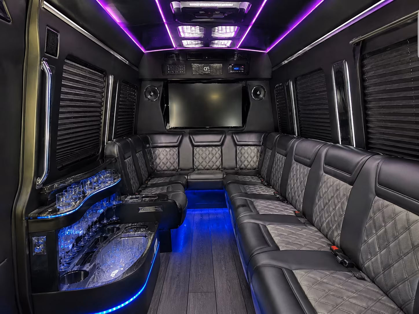 akron prom transportation onboard seating