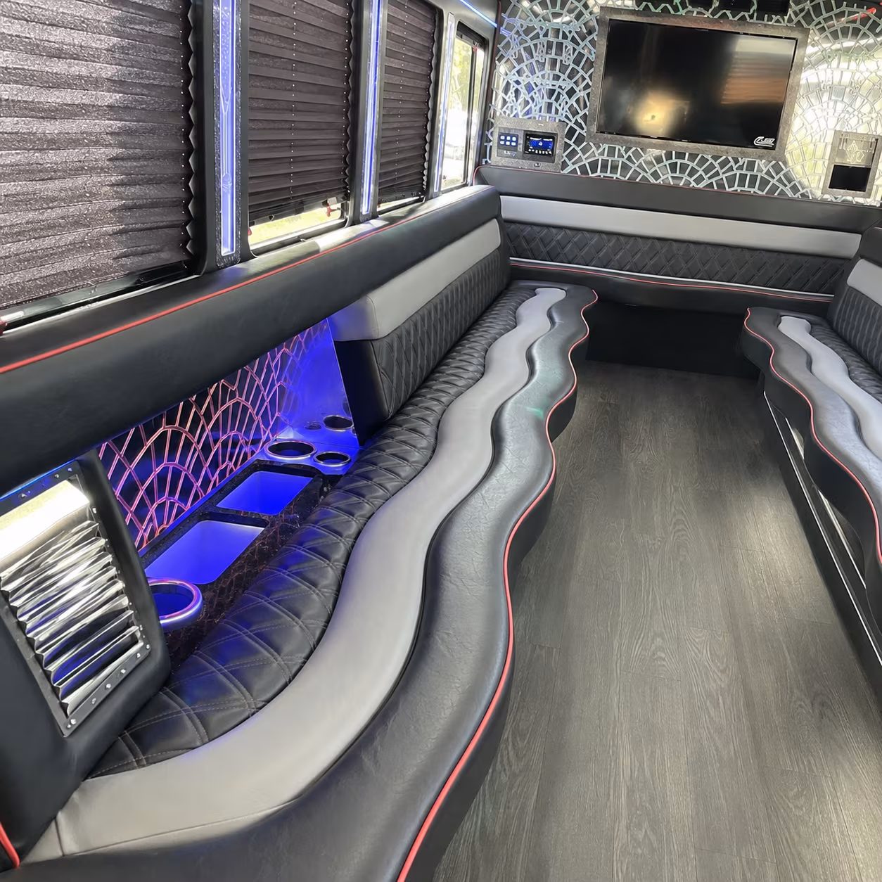 akron sporting event party bus rental