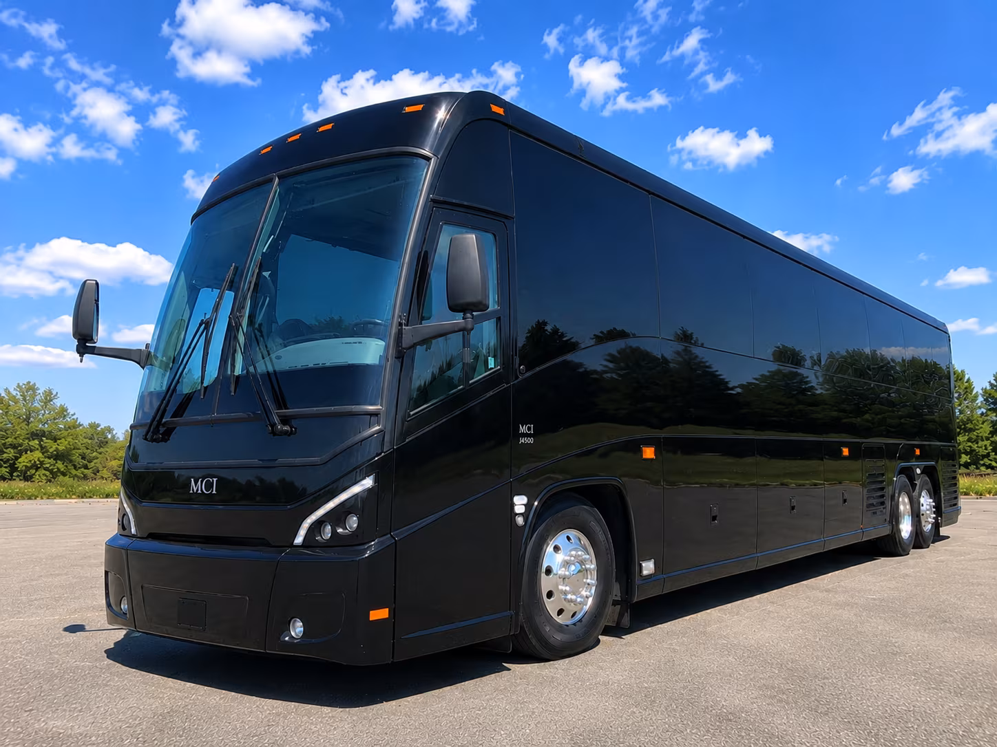 charter buses for large akron prom groups heading out together
