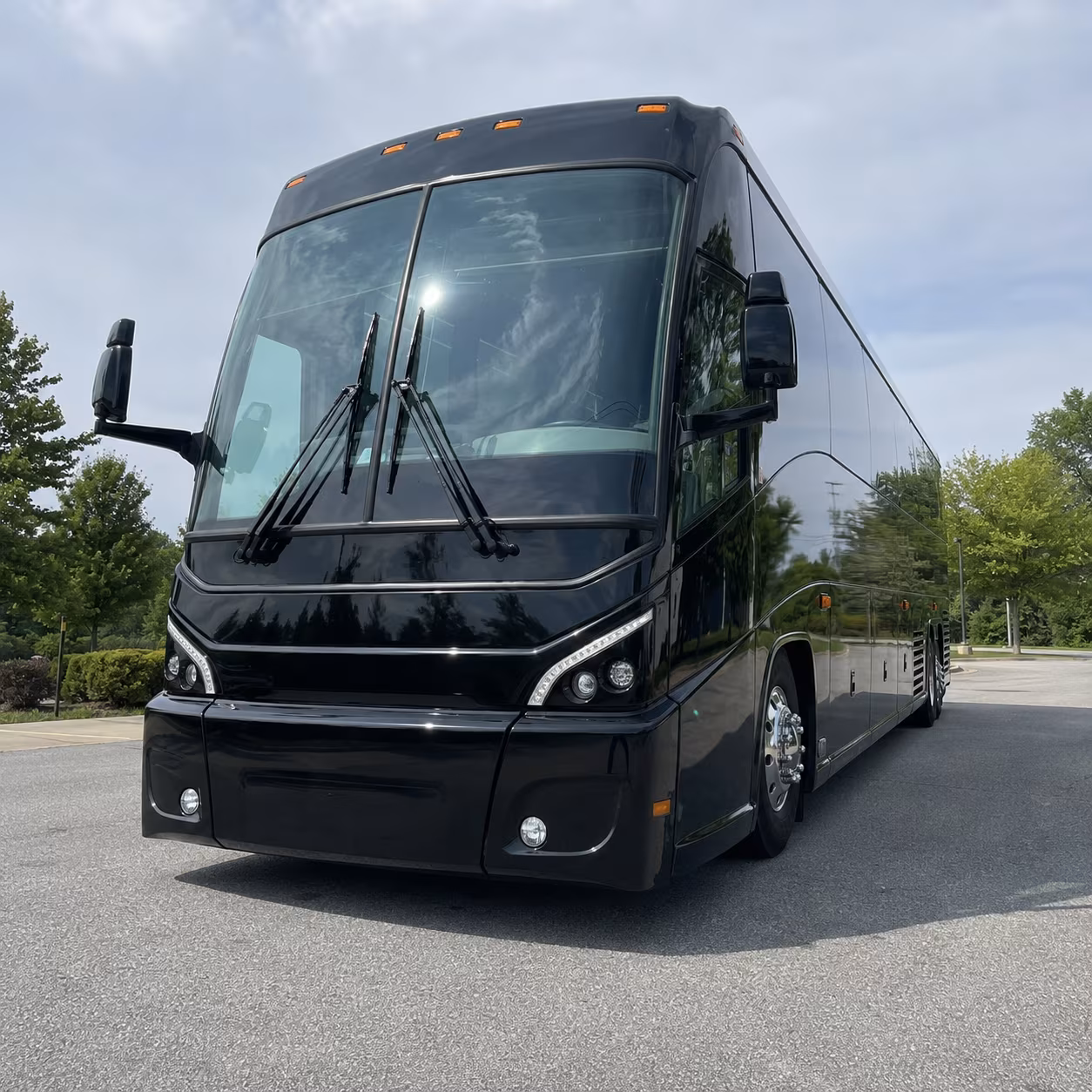 conference and off site event shuttle buses for akron employers