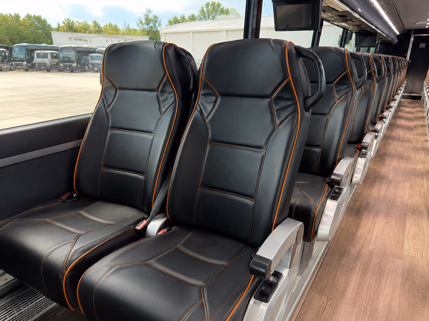 shuttle buses between akron hotel blocks and your wedding venue